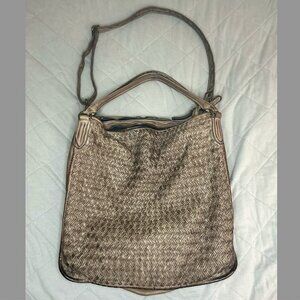 Rad Reptile’s House 2-Way Braided Leather Tote